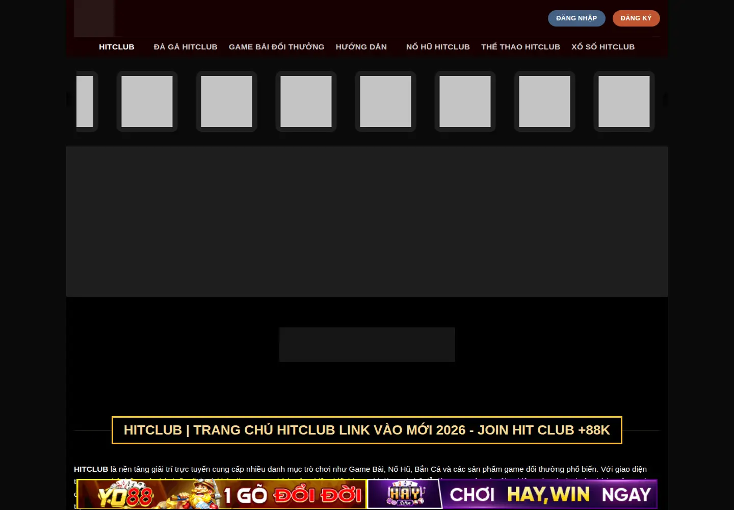 Screenshot of hitclubs.ink