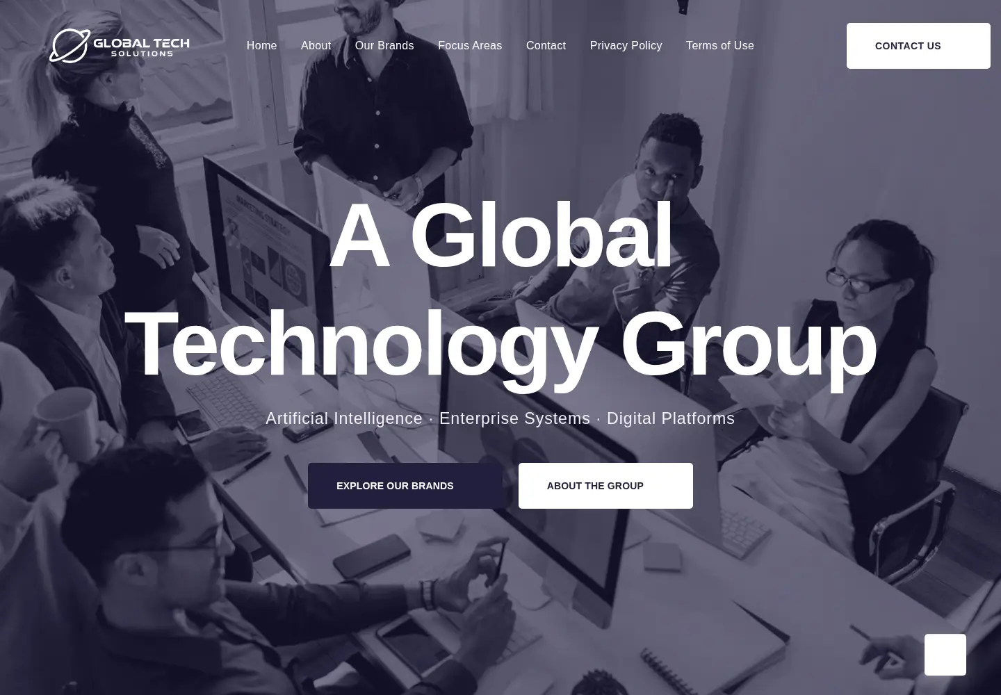 Screenshot of globals.tech
