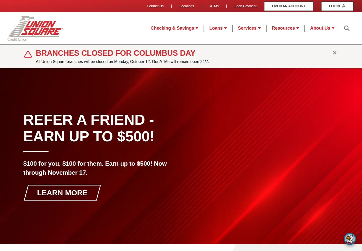 Screenshot of unionsquare.org