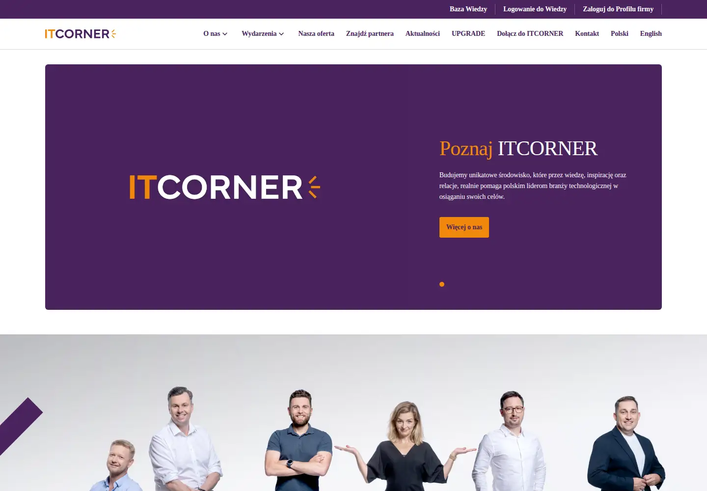 Captured homepage of itcorner.org.pl in the current scan