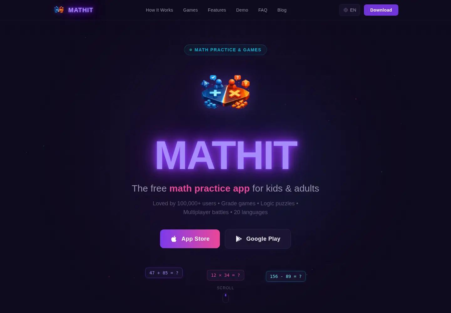 Screenshot of mathit.app