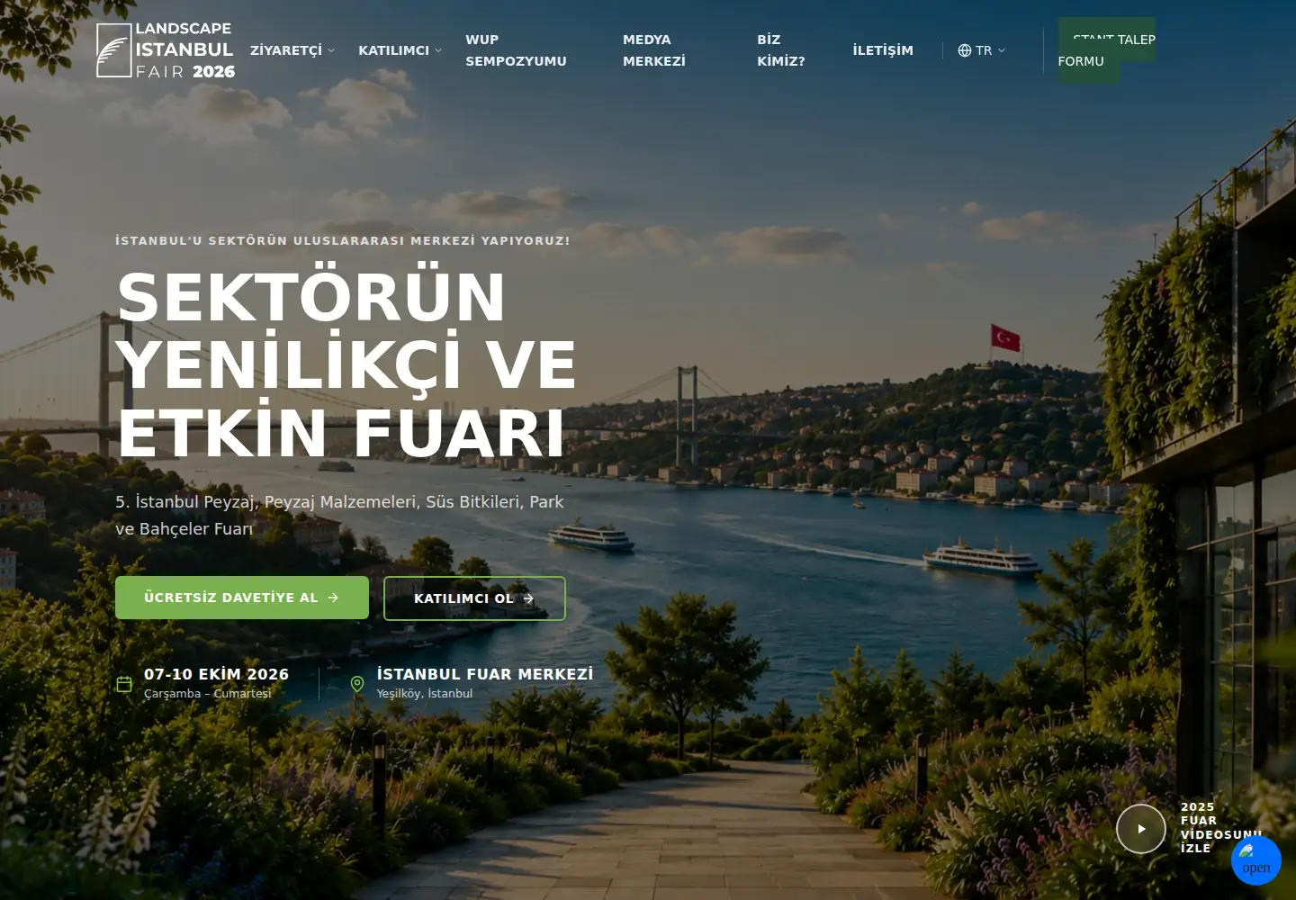 Screenshot of peyzajistanbulfuari.com