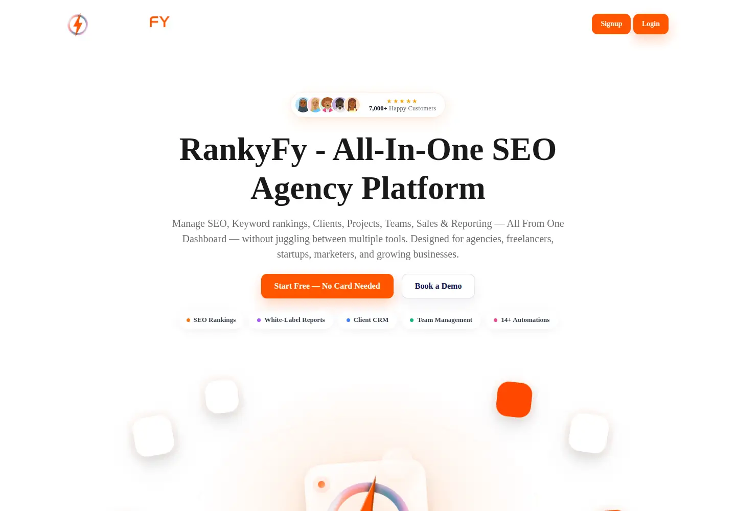 Screenshot of rankyfy.com