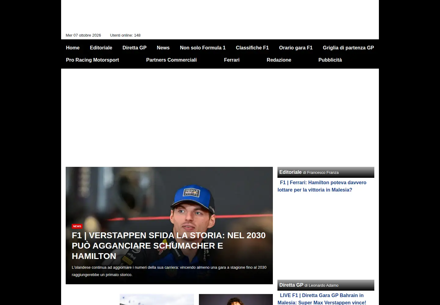 Screenshot of f1-news.eu