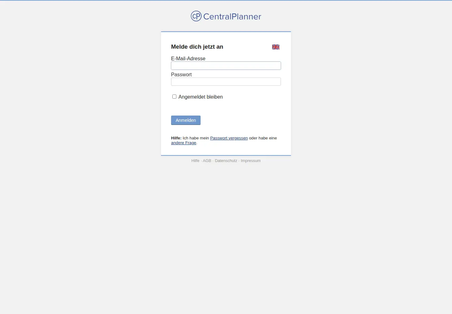 Screenshot of centralplanner.net