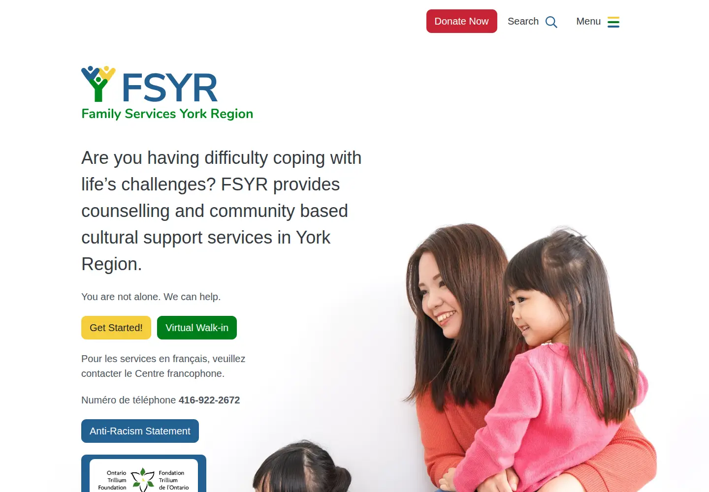 Captured homepage of fsyr.ca in the current scan