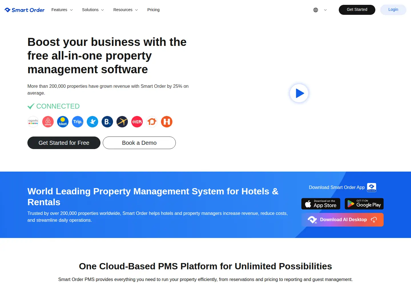 Captured homepage of smartorder.ai in the current scan