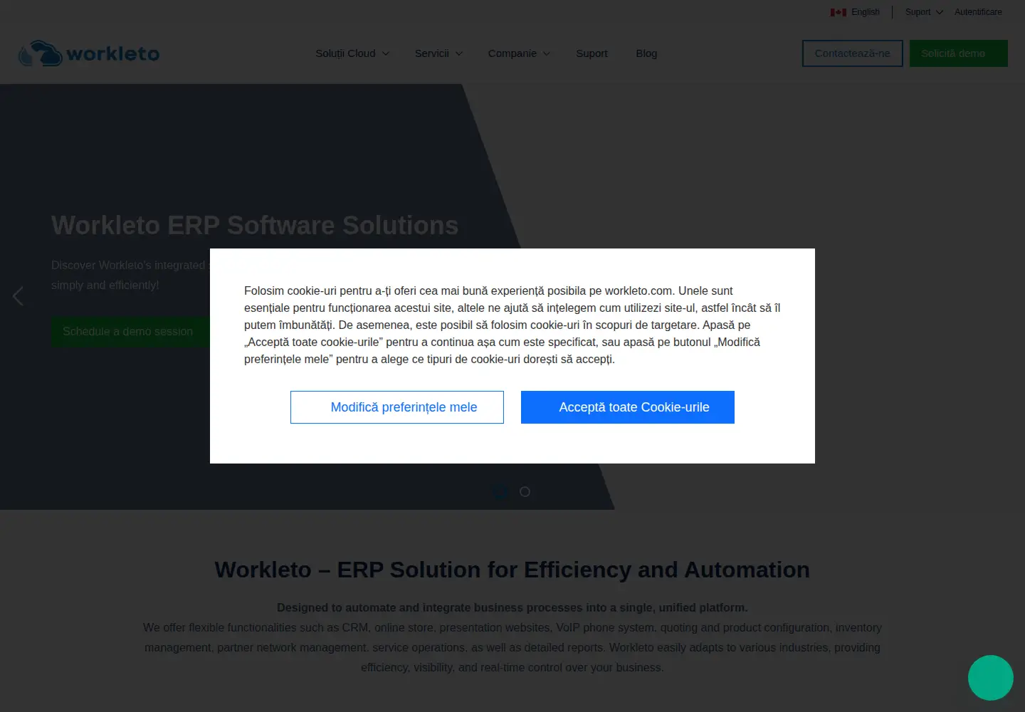Screenshot of workleto.com