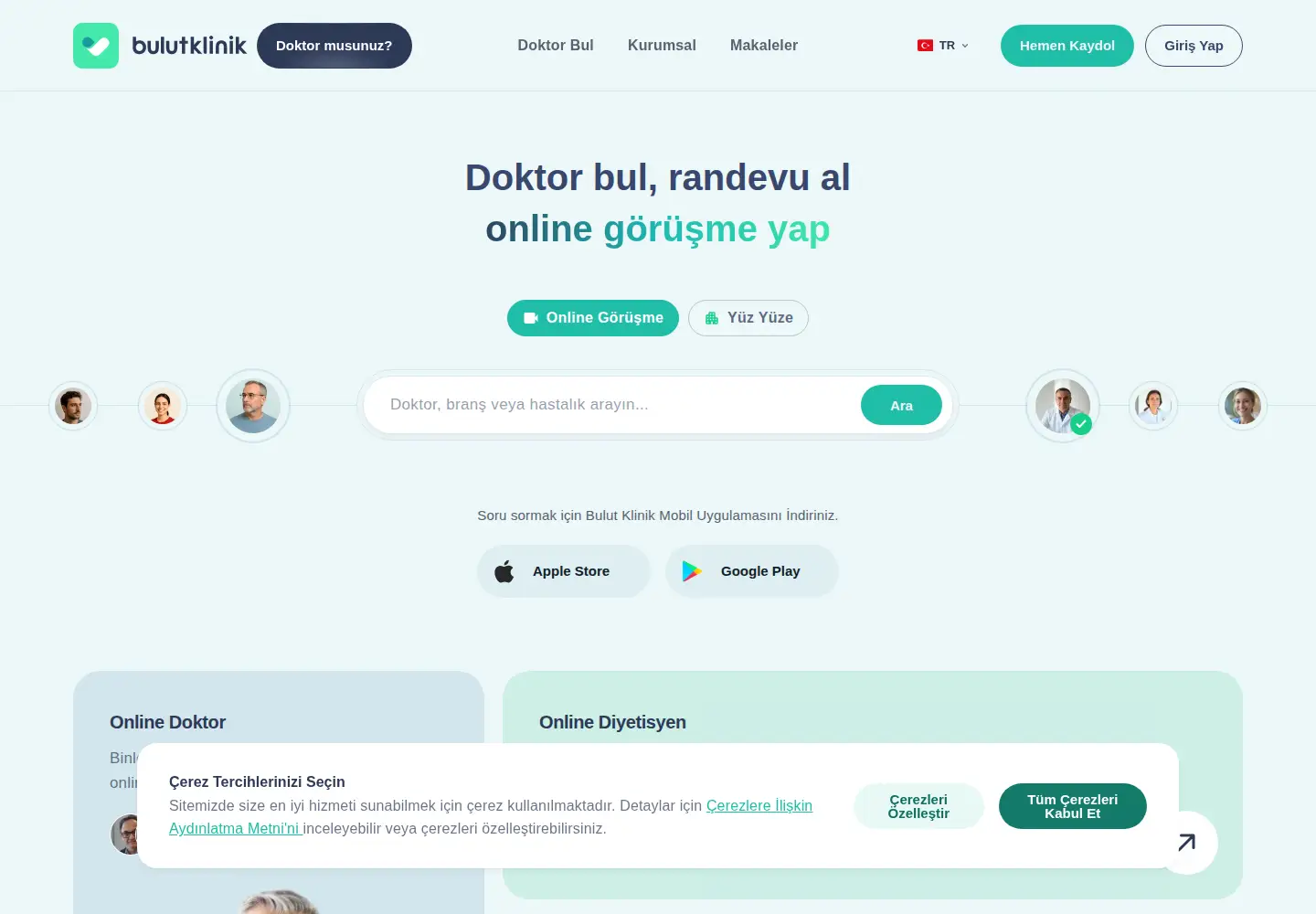 Screenshot of bulutklinik.com