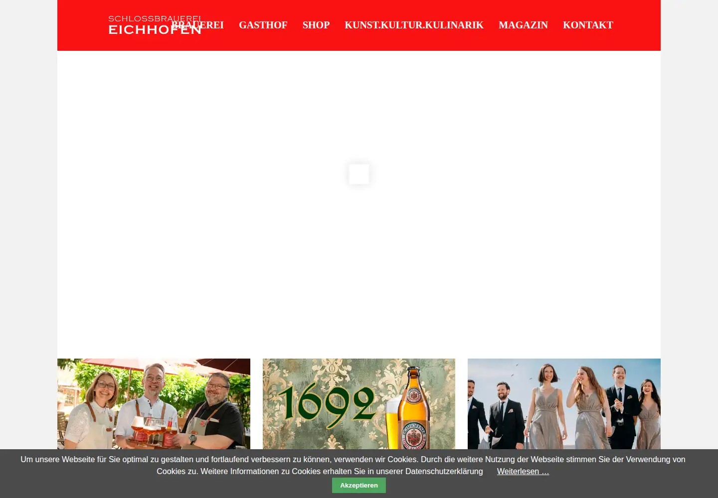Screenshot of eichhofener.de