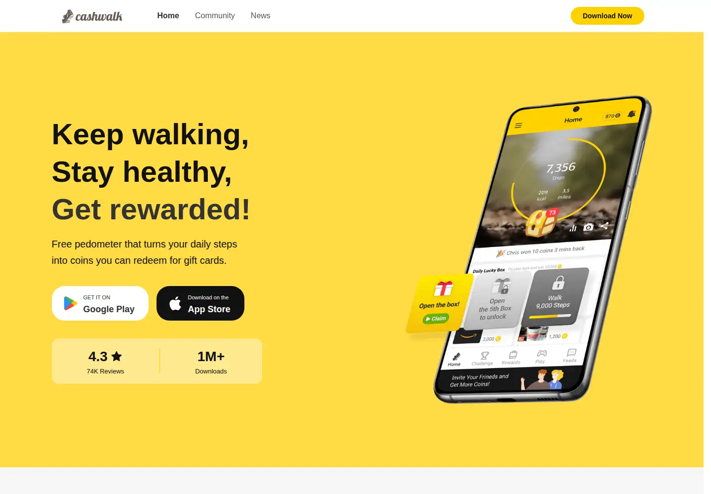 Captured homepage of cashwalklabs.io in the current scan