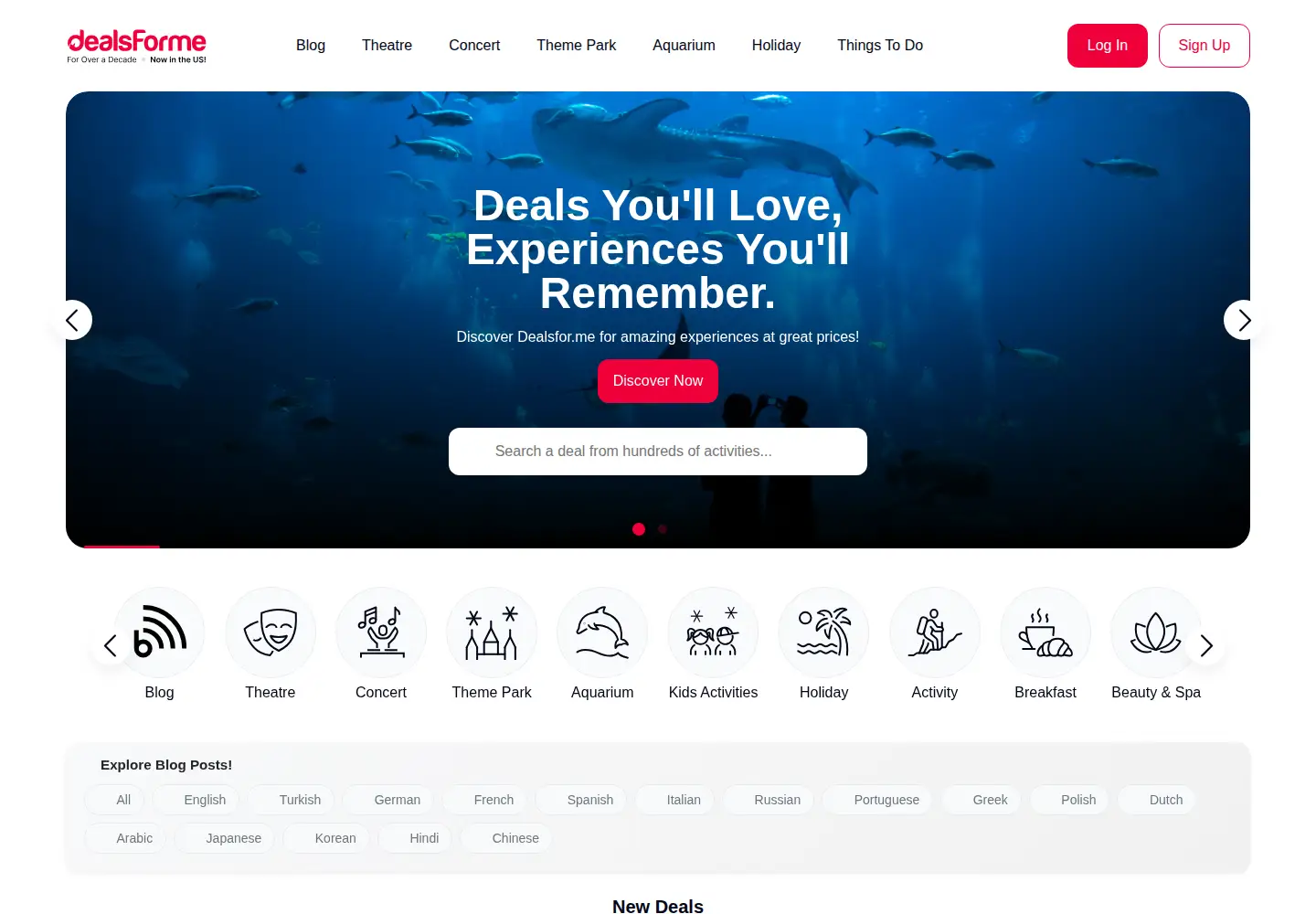 Screenshot of dealsfor.me