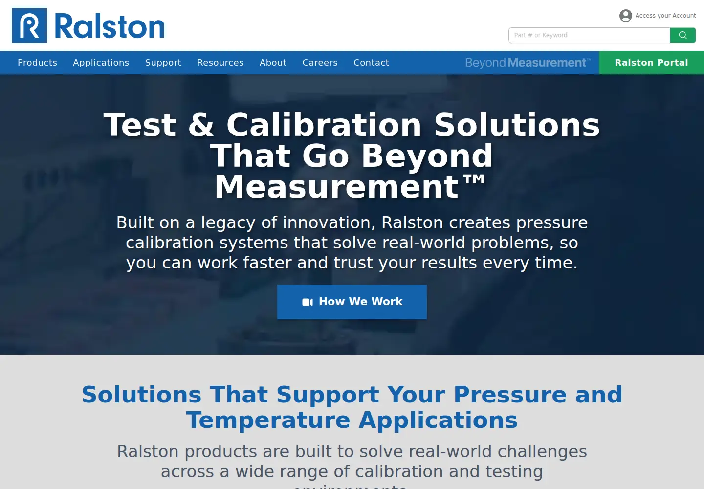 Screenshot of ralstoninst.com
