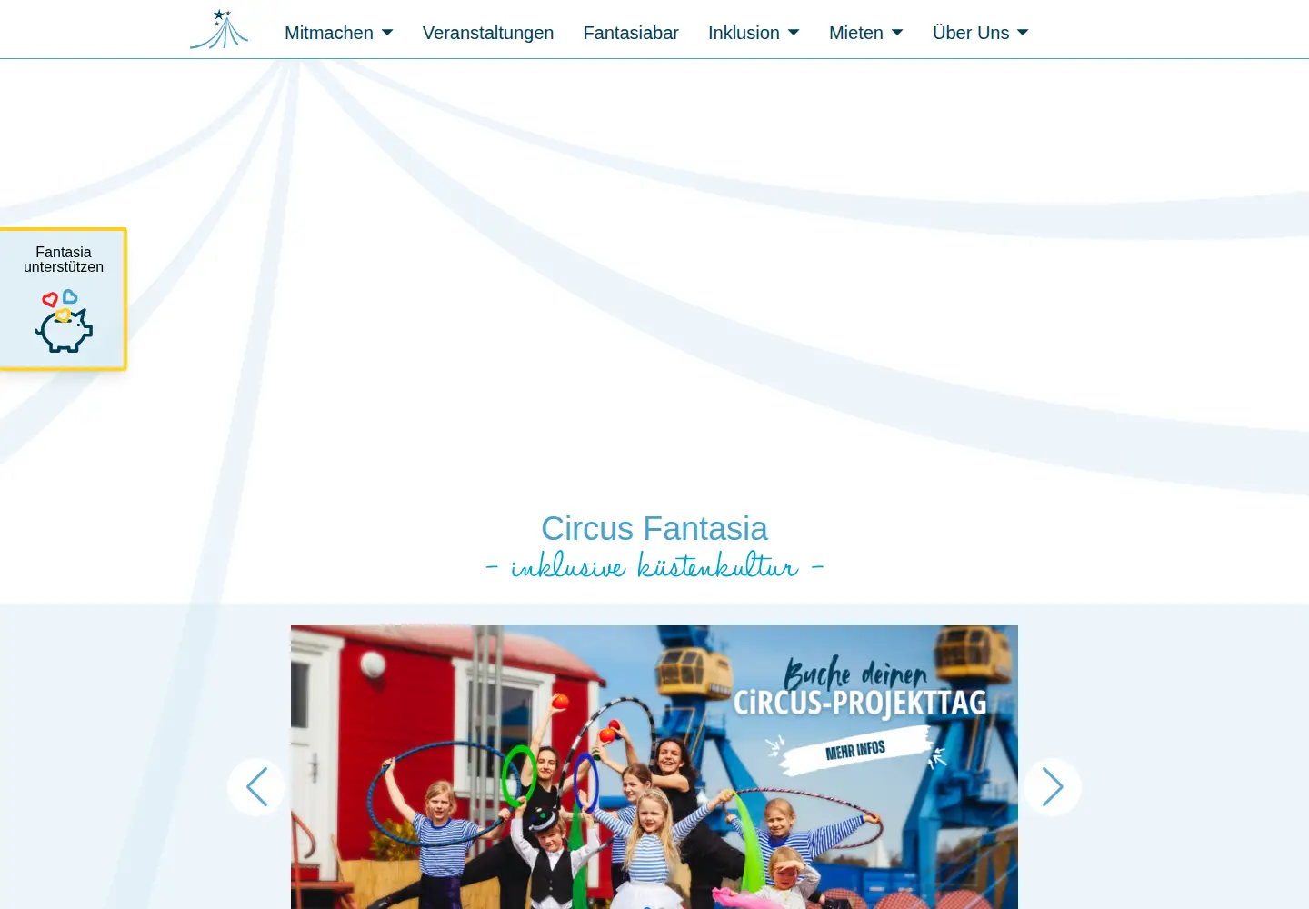 Captured homepage of fantasia-rostock.de in the current scan