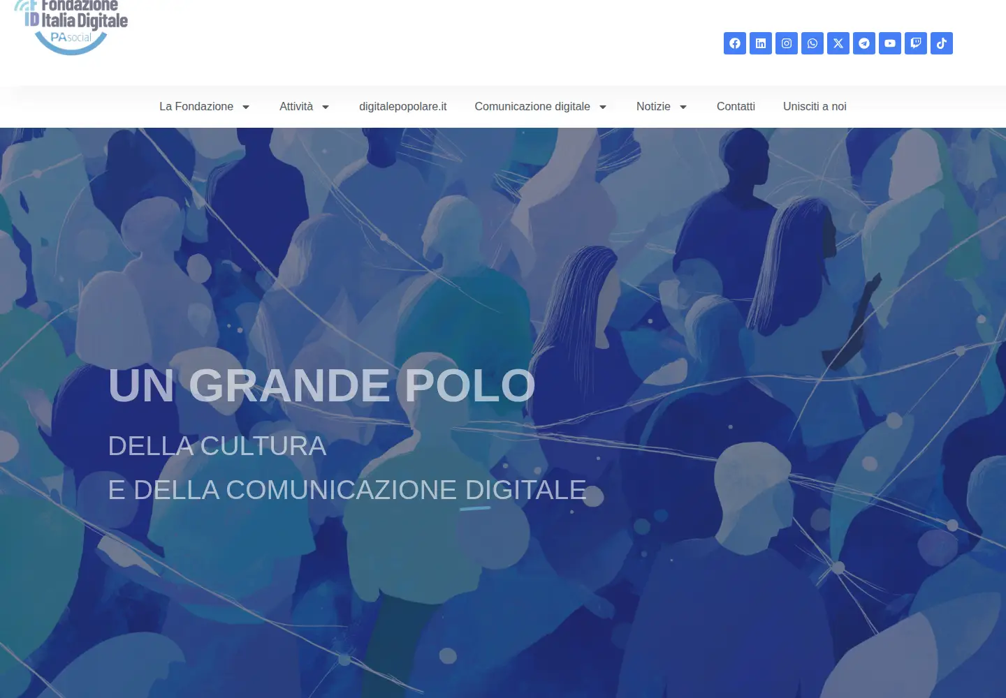 Screenshot of fondazioneitaliadigitale.org