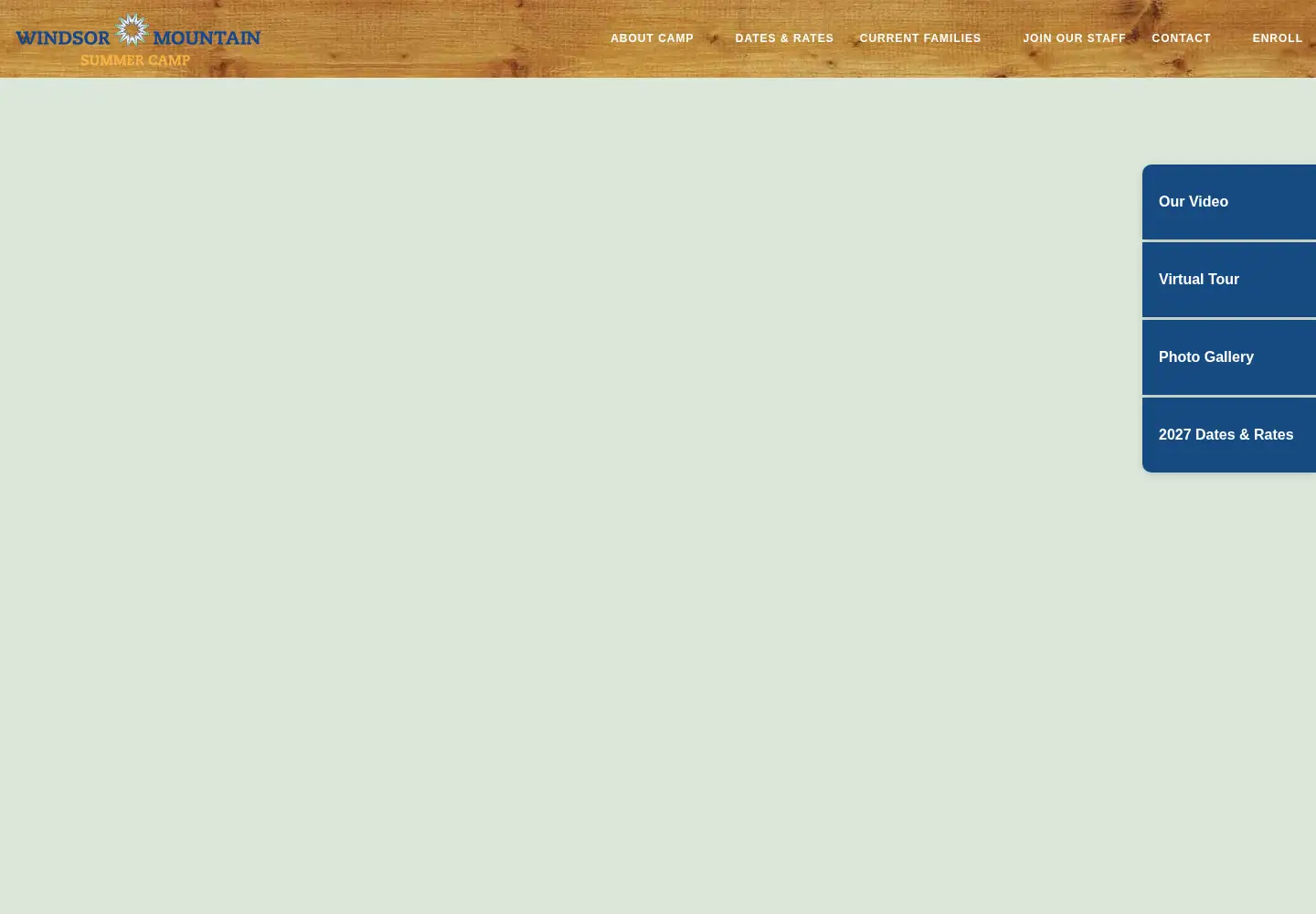 Screenshot of windsormountain.org