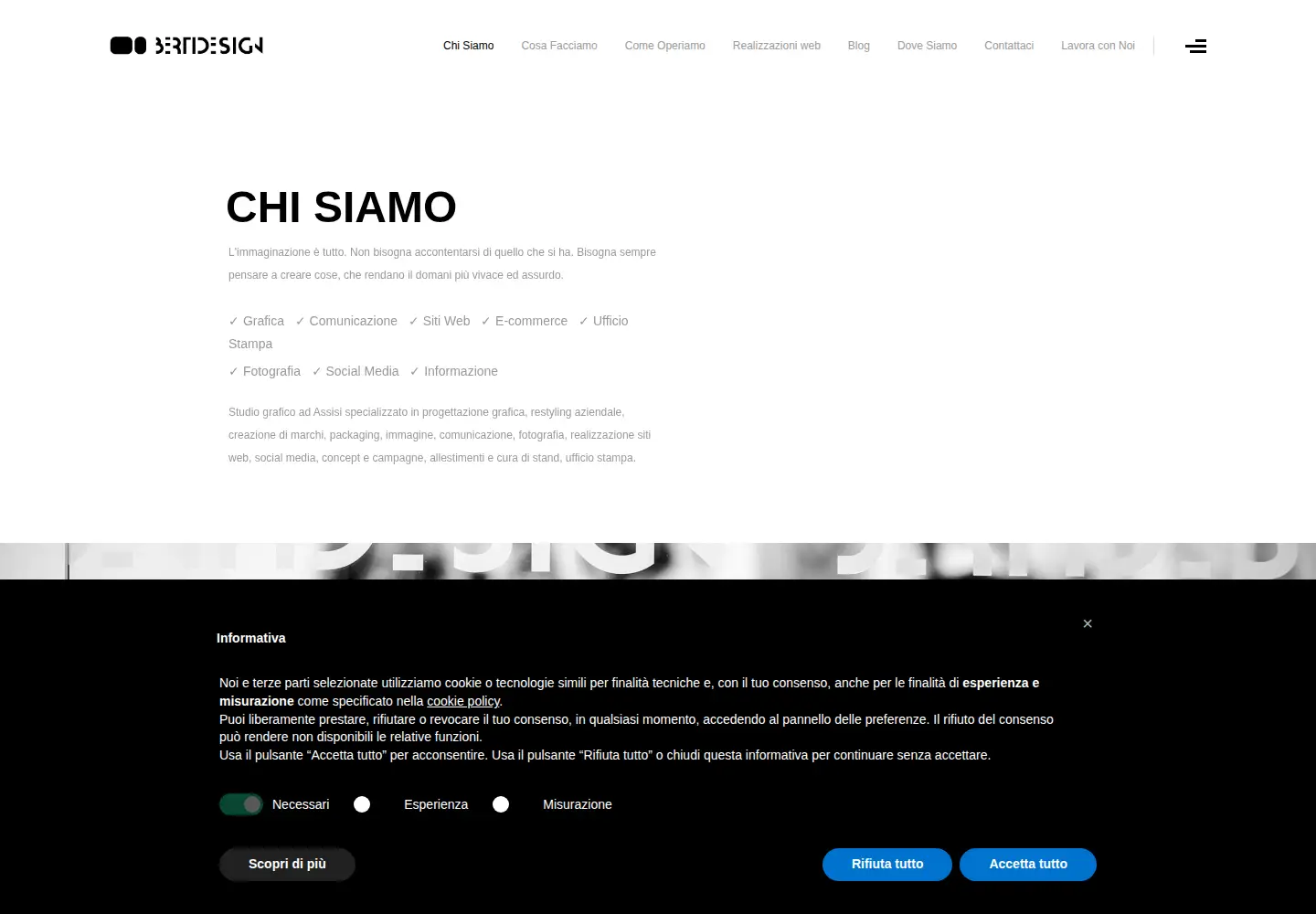 Screenshot of bertidesign.com