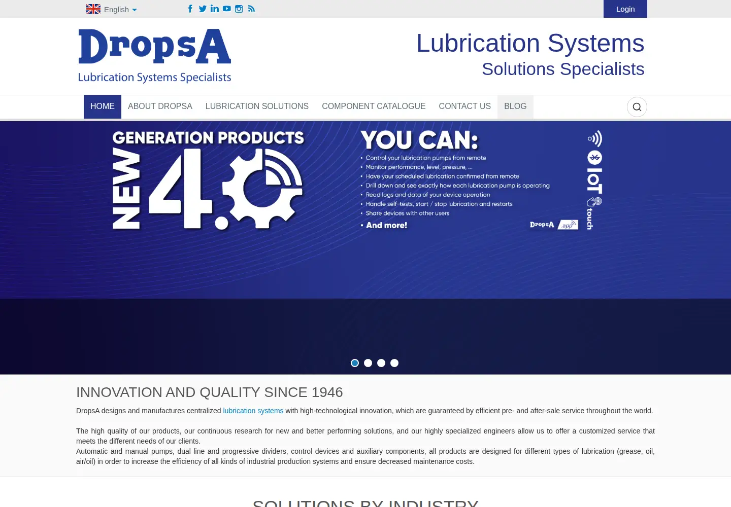 Screenshot of dropsa.com