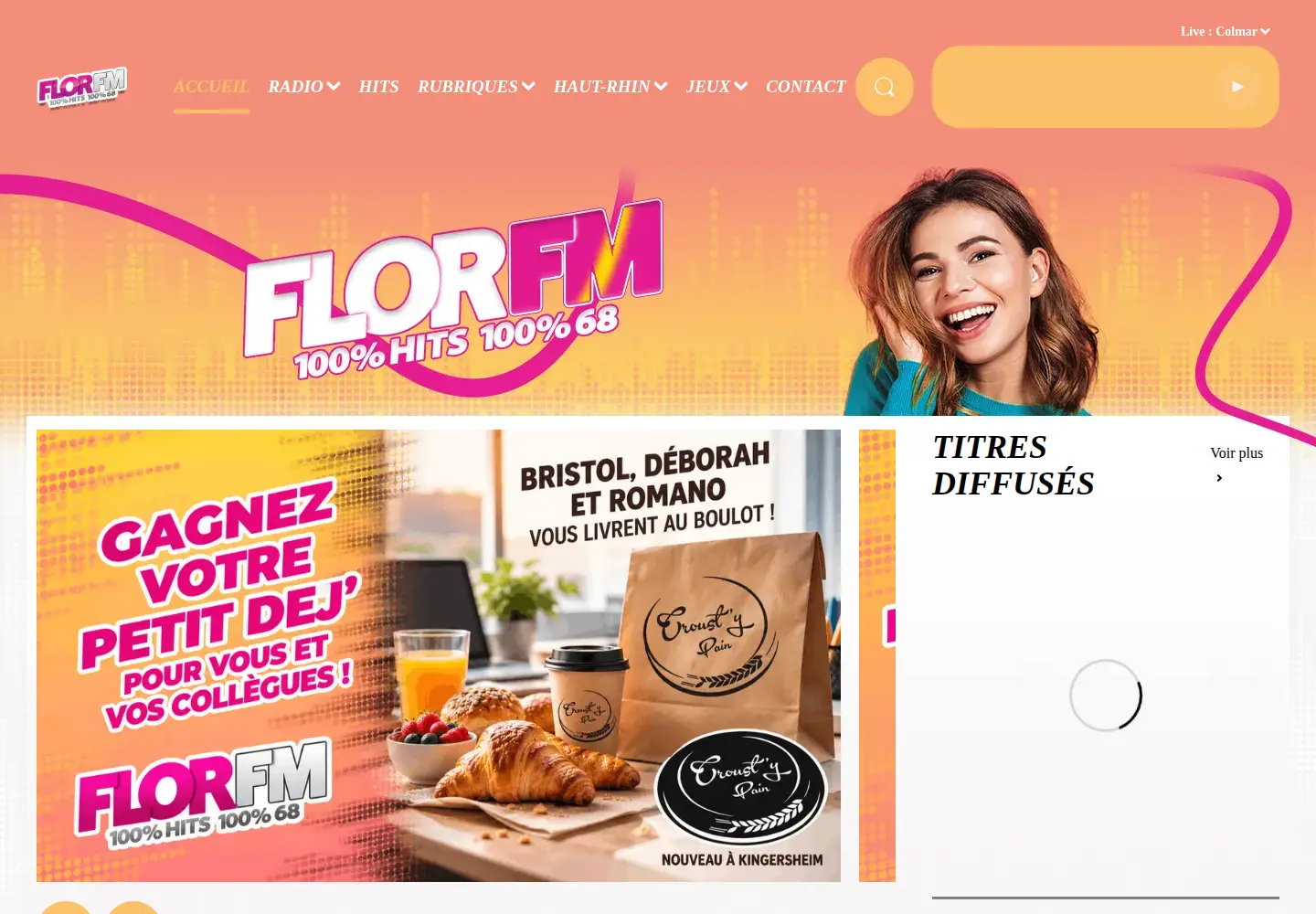Screenshot of florfm.com