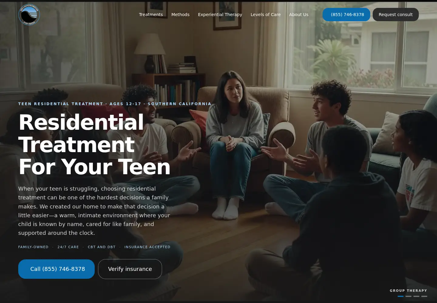 Screenshot of hillsidehorizon.com