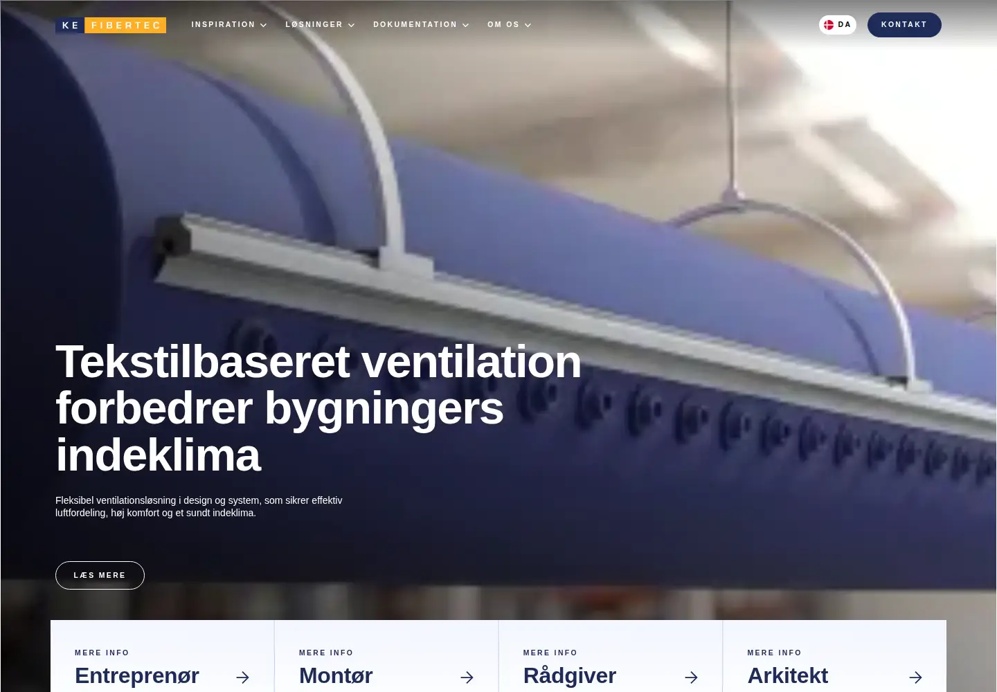 Screenshot of ke-fibertec.com