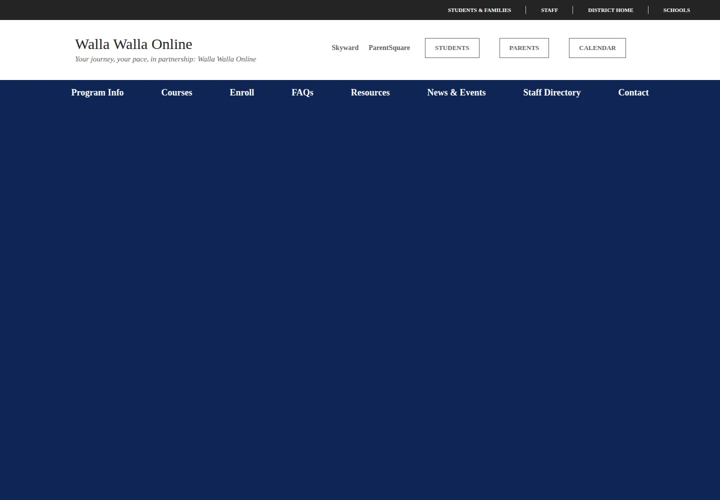 Screenshot of wallawallaonline.org