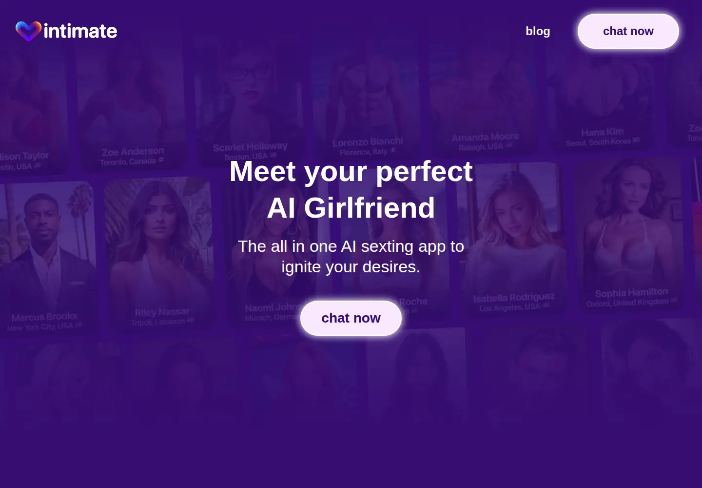 Screenshot of myintimate.app