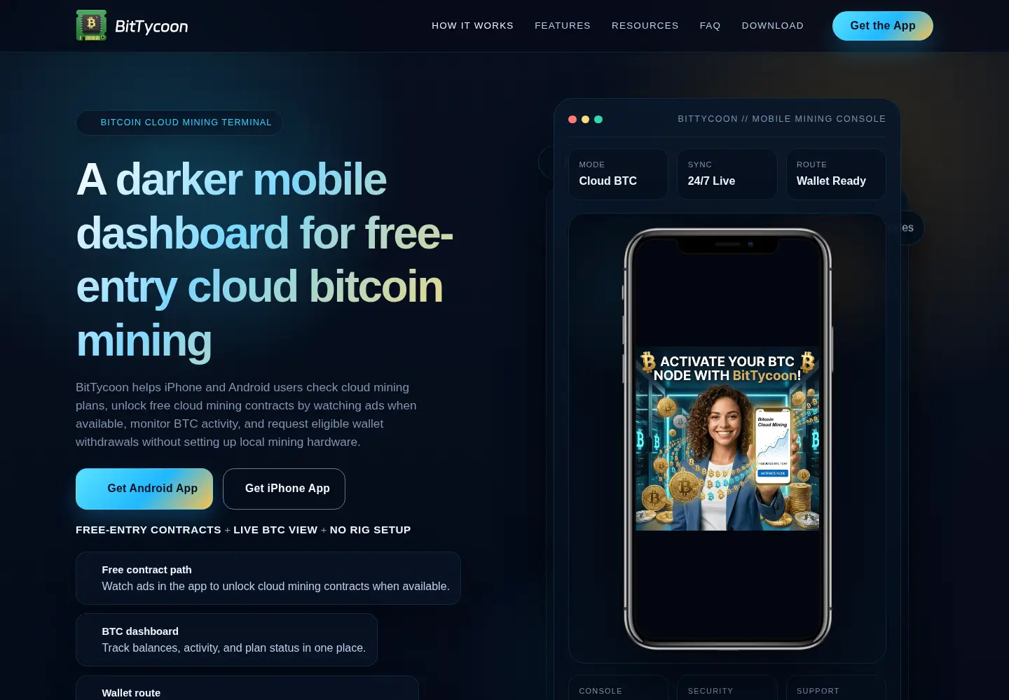 Screenshot of bit-tycoon.com
