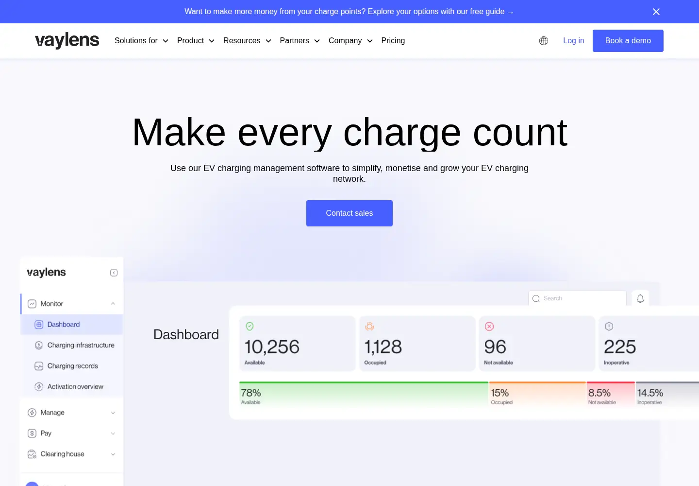 Screenshot of vaylens.com