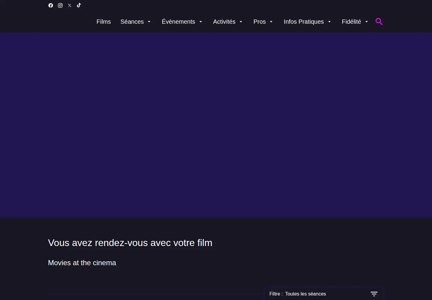 Screenshot of cineum.fr