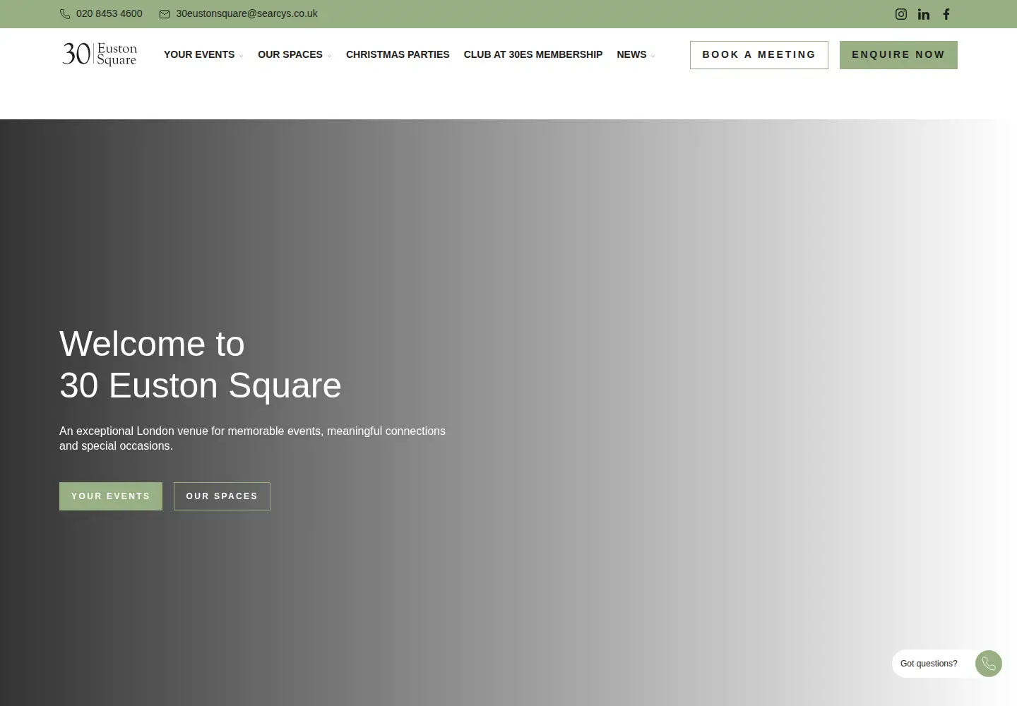 Screenshot of 30eustonsquare.co.uk
