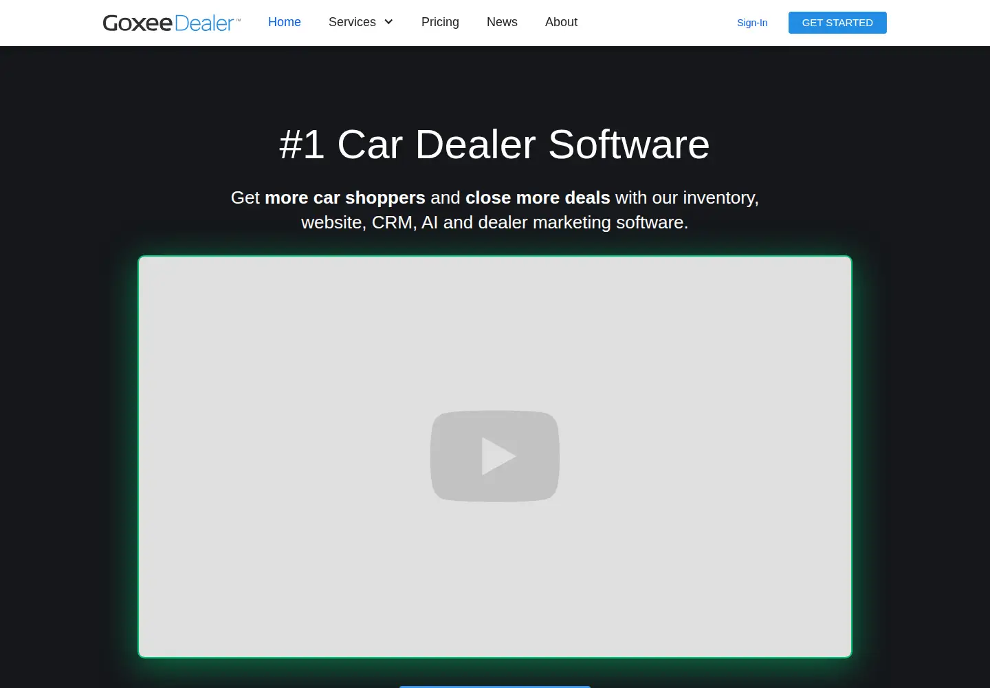 Screenshot of goxeedealer.com