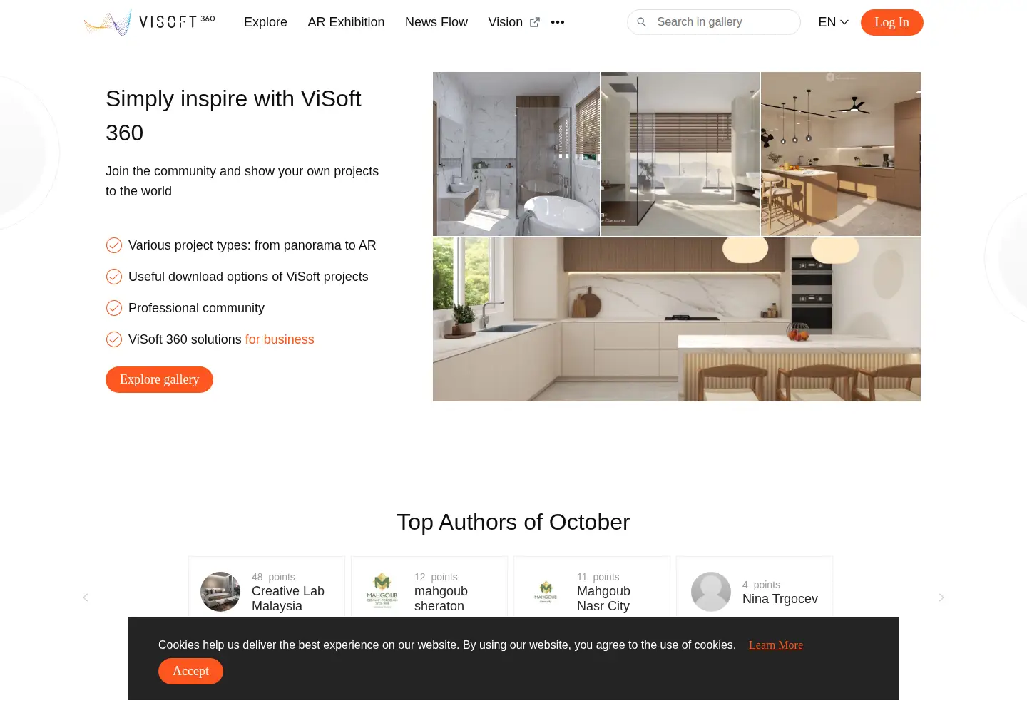 Screenshot of visoft360.com