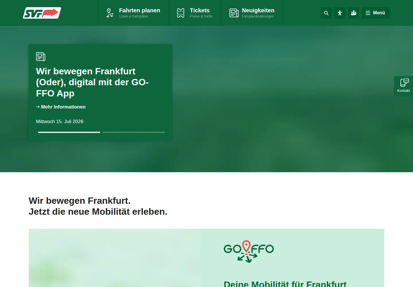Screenshot of svf-ffo.de