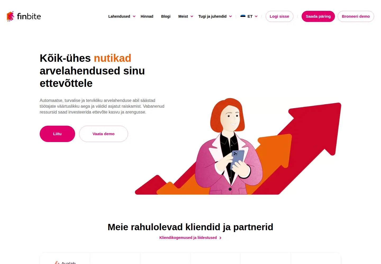 Screenshot of finbite.eu
