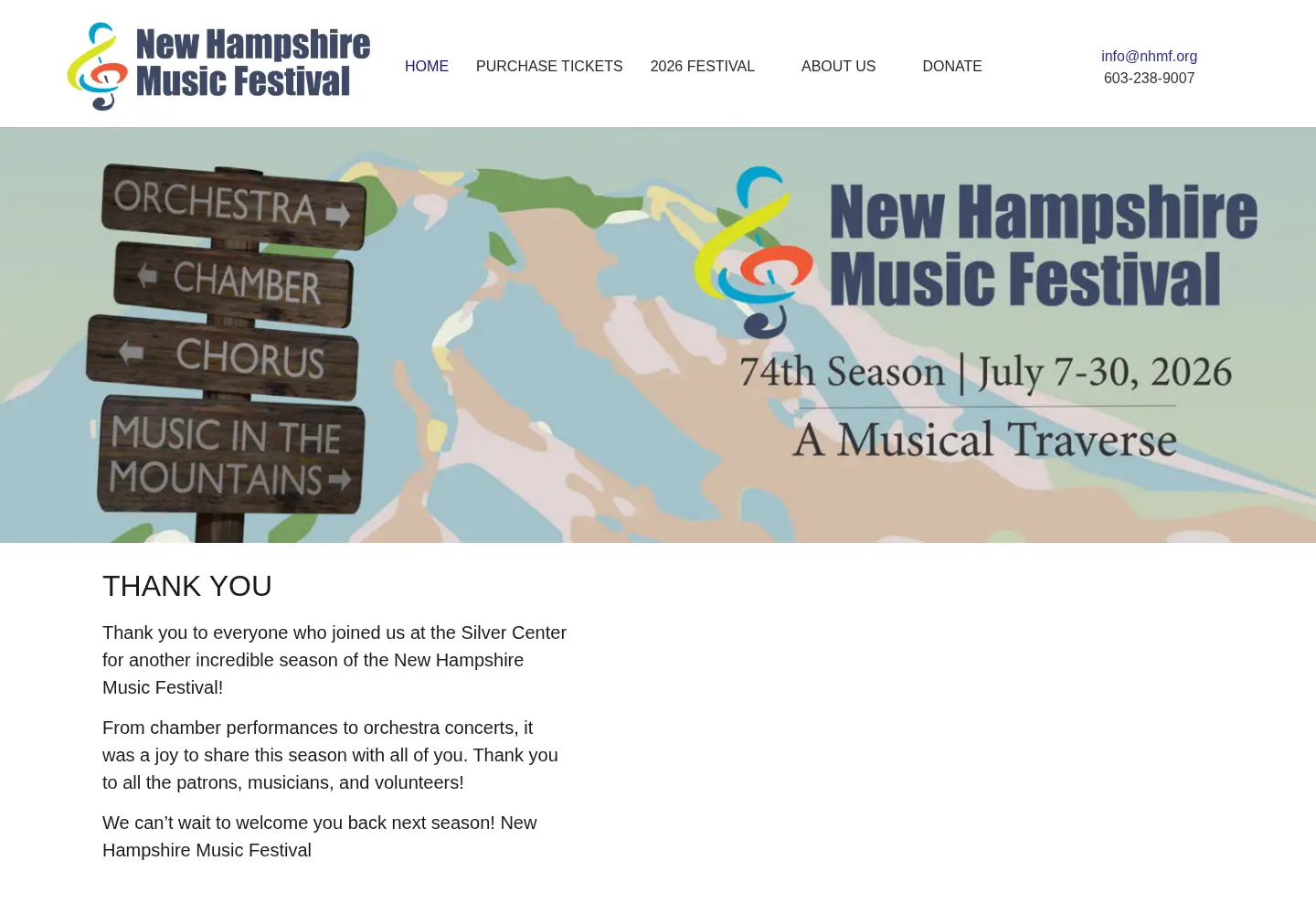 Screenshot of nhmf.org