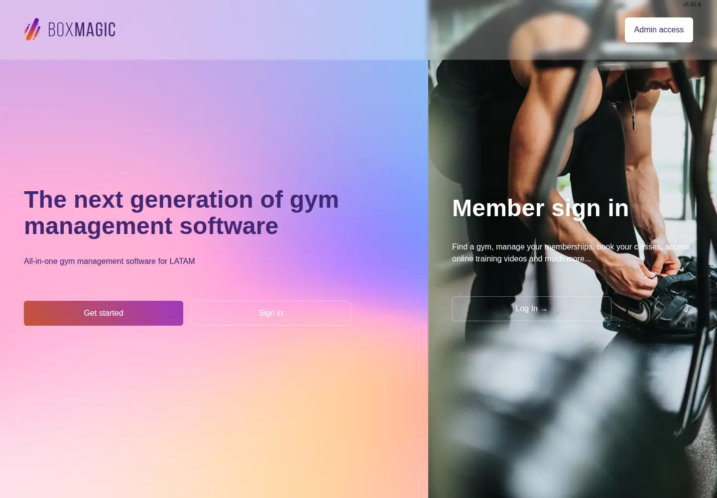 Screenshot of boxmagic.cl