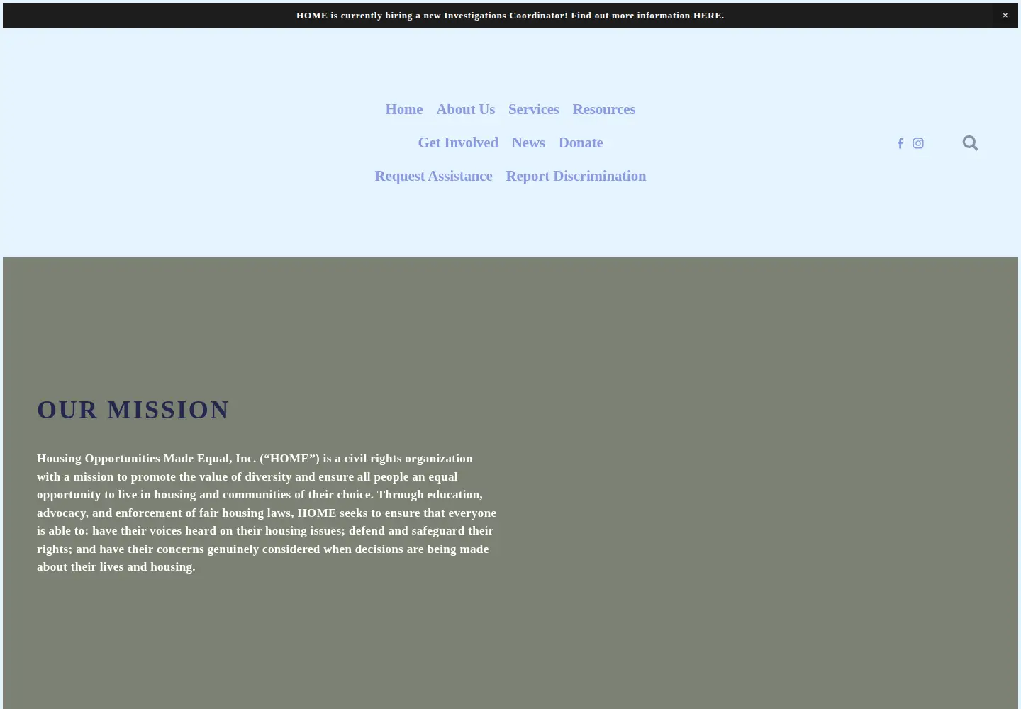 Screenshot of homeny.org