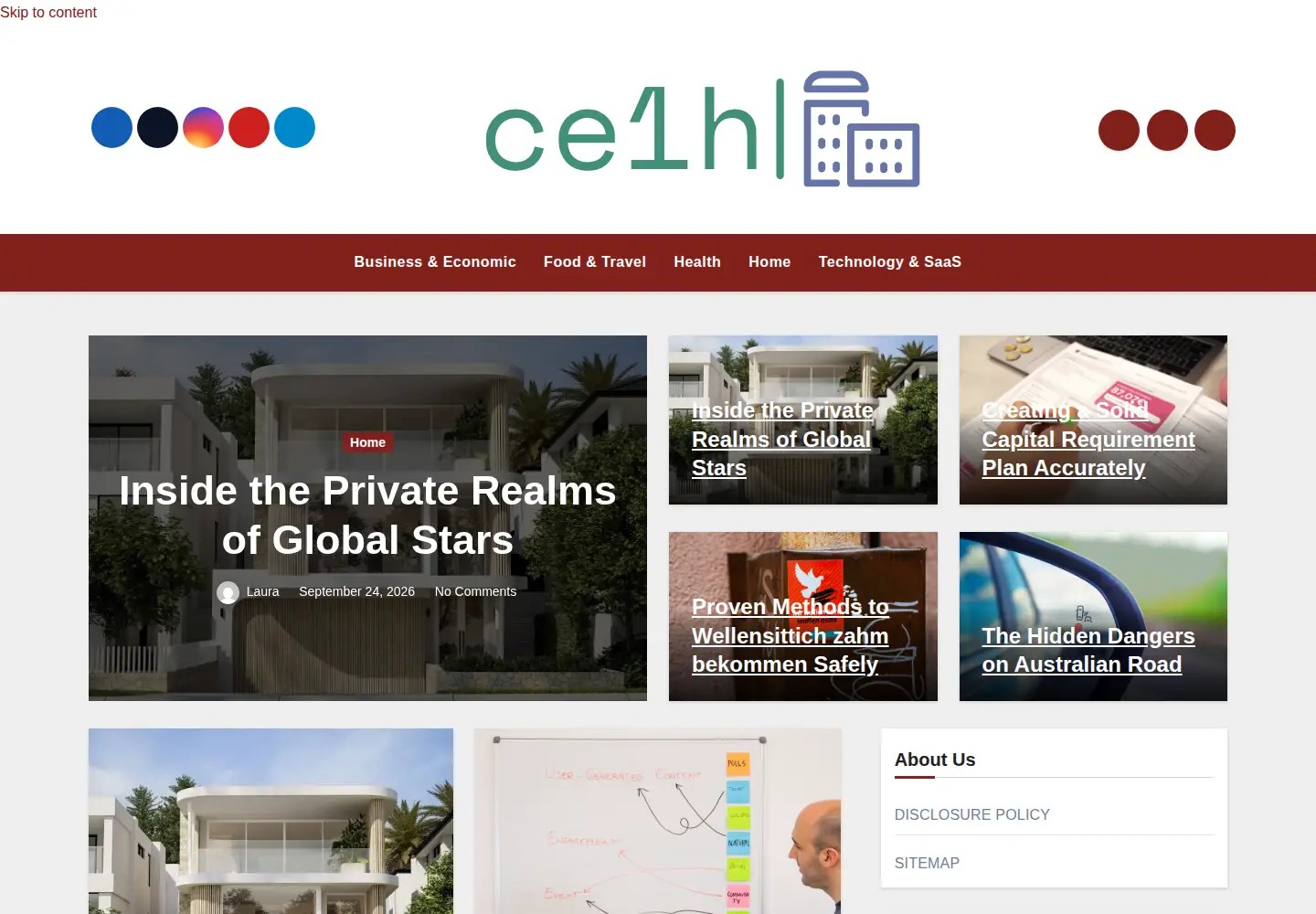 Screenshot of ce1h.com