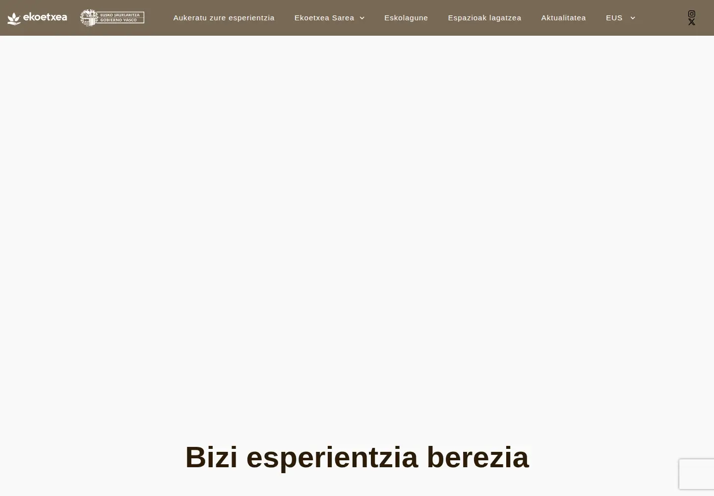 Screenshot of ekoetxea.eus