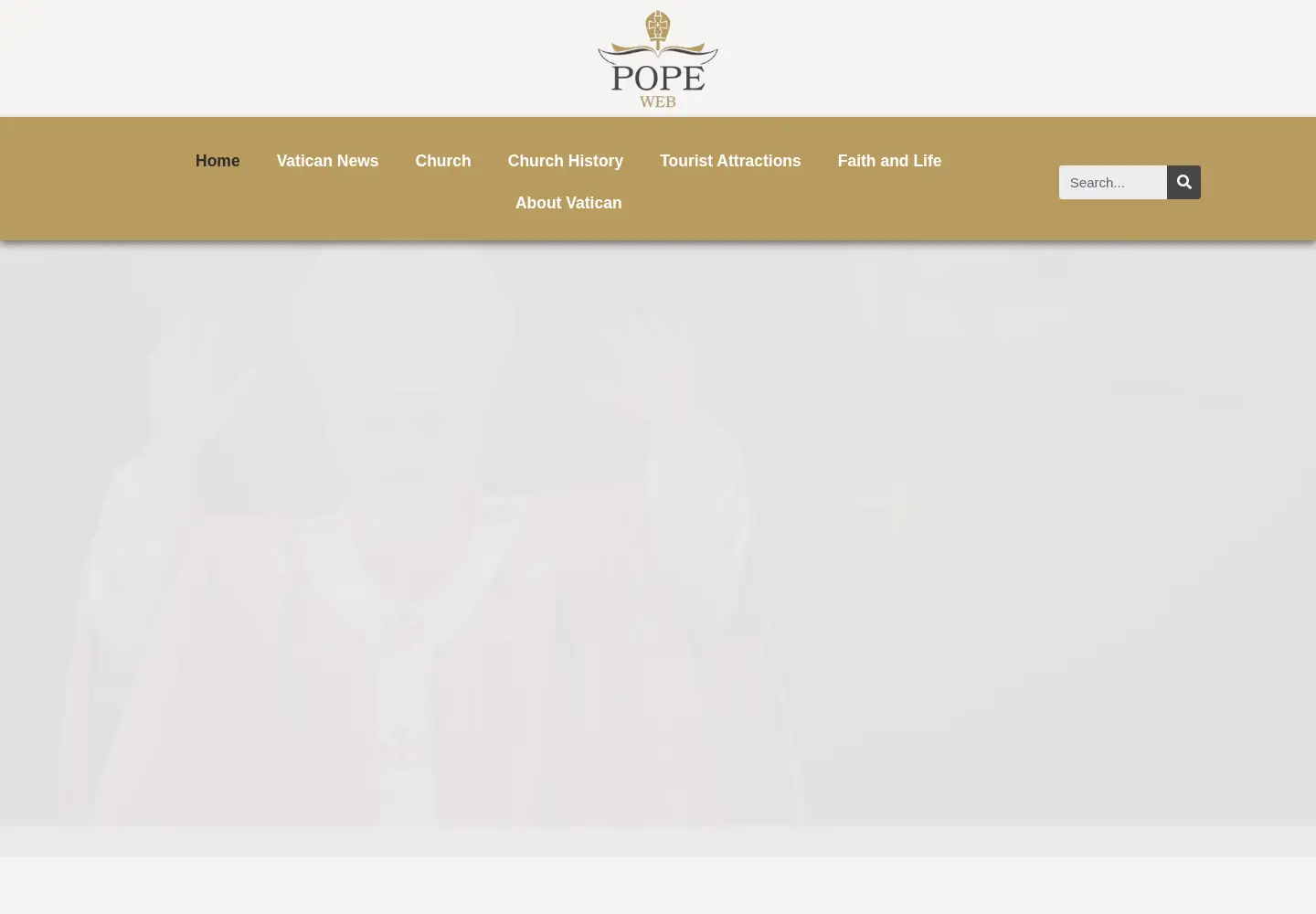 Captured homepage of pope2you.net in the current scan