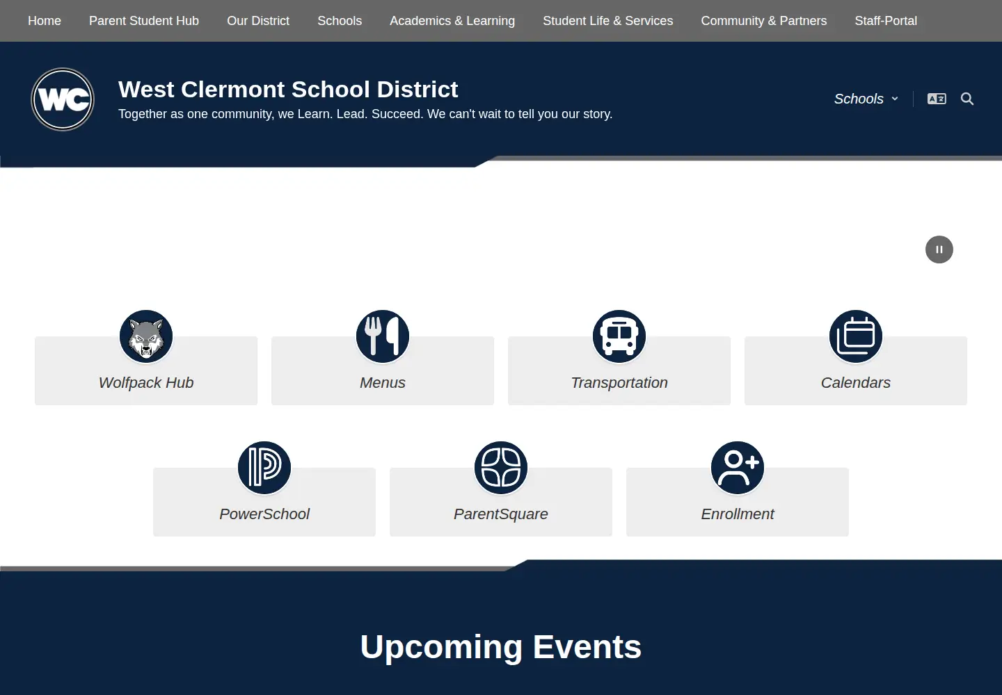 Screenshot of westcler.org