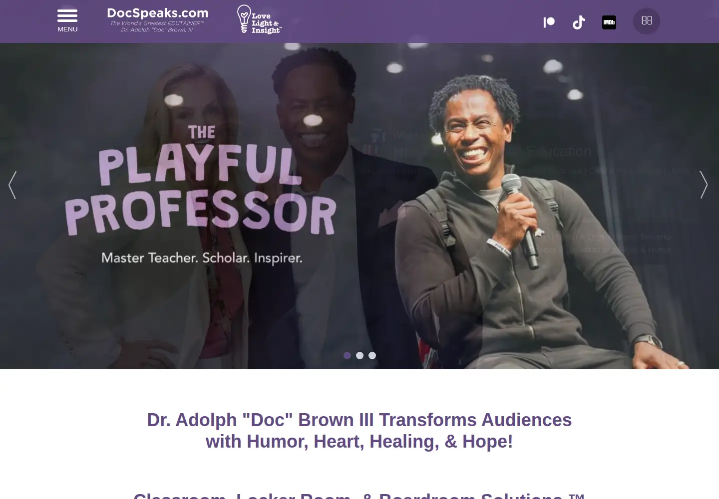 Screenshot of docspeaks.com