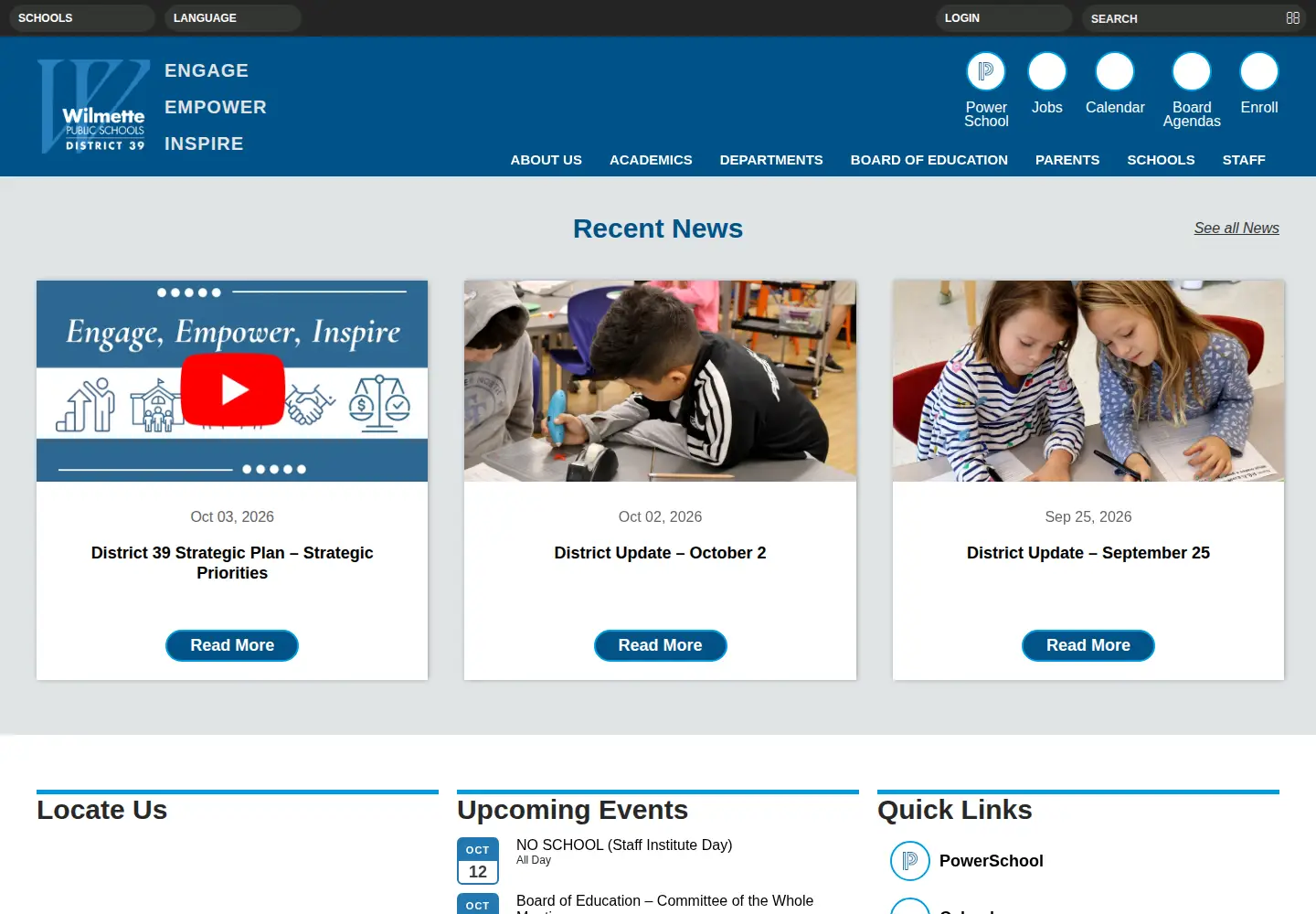 Screenshot of wilmette39.org