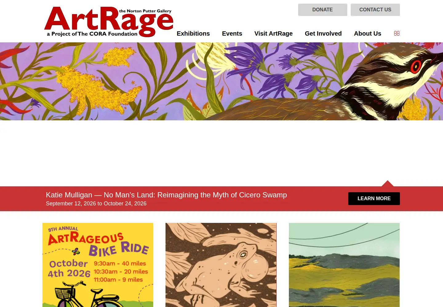 Screenshot of artragegallery.org