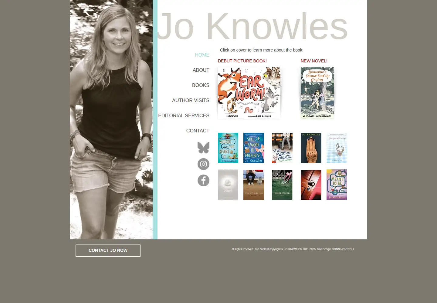 Screenshot of joknowles.com