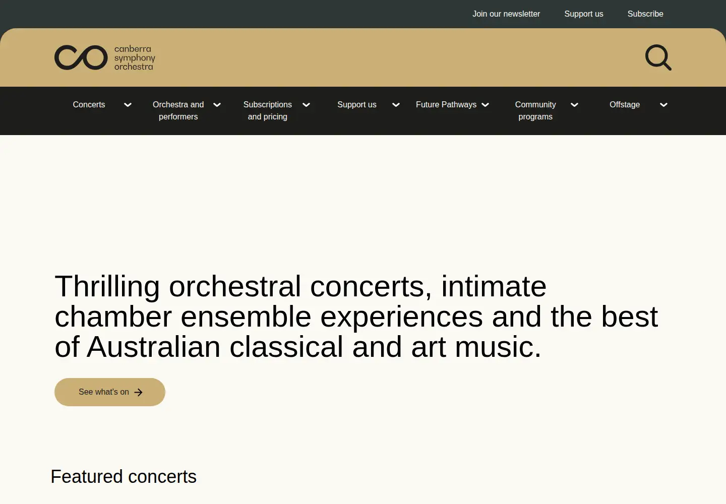 Screenshot of cso.org.au