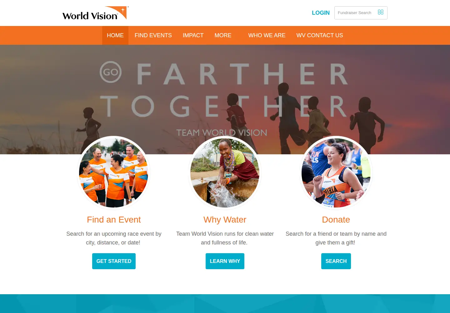 Screenshot of teamworldvision.org