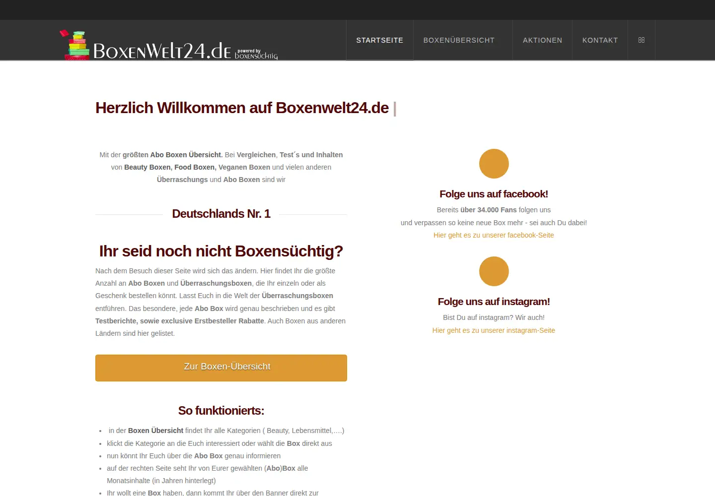 Screenshot of boxenwelt24.de