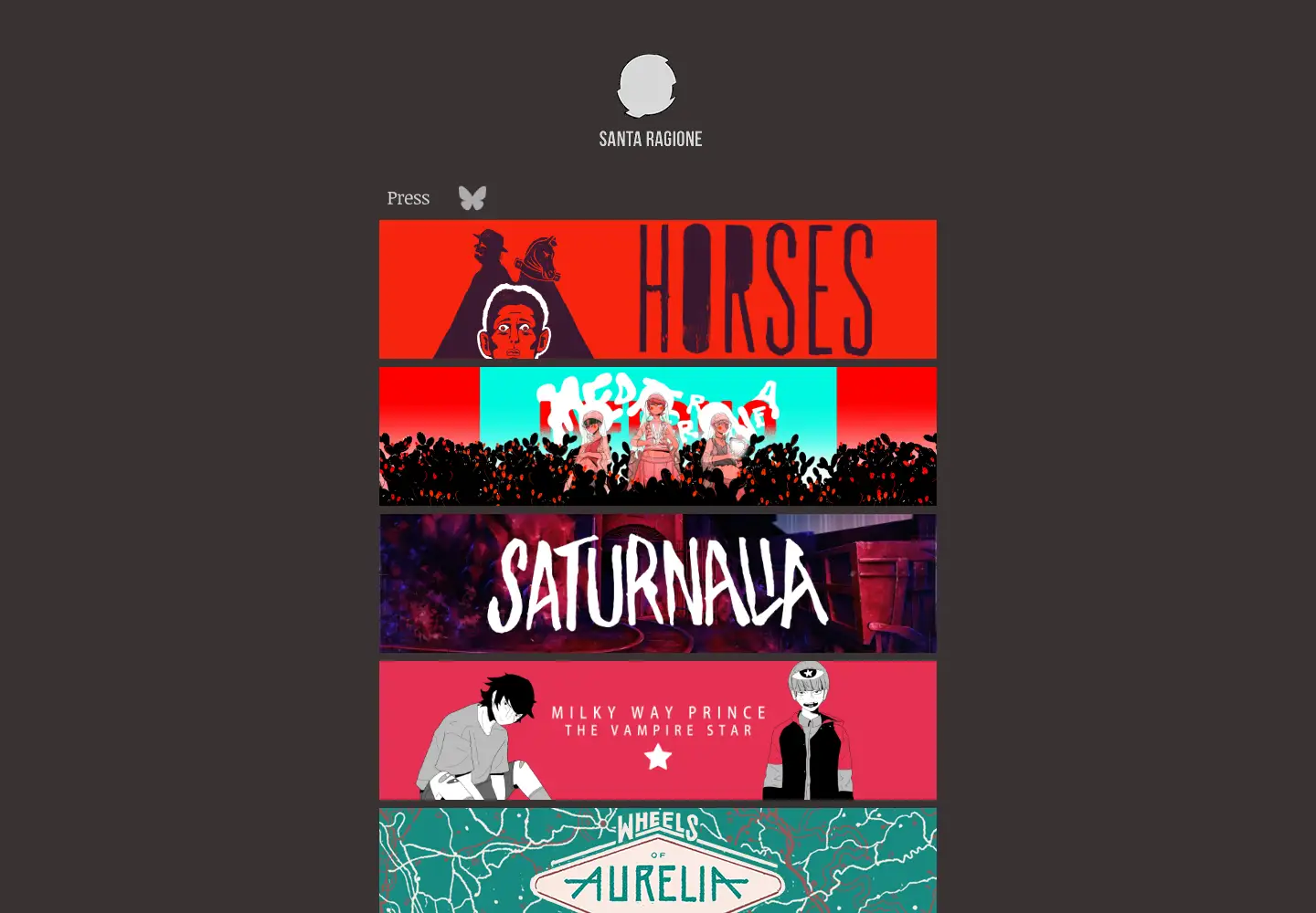 Screenshot of santaragione.com